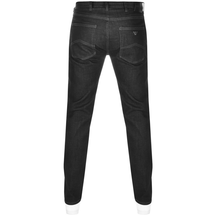 Alternative Image for ProductEmporio Armani J45 Regular Fit Jeans Black2